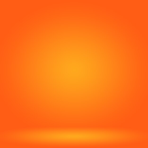 Diseño de diseño de fondo naranja liso abstracto.Informe empresarial de plantilla web de tudioroom con c ...