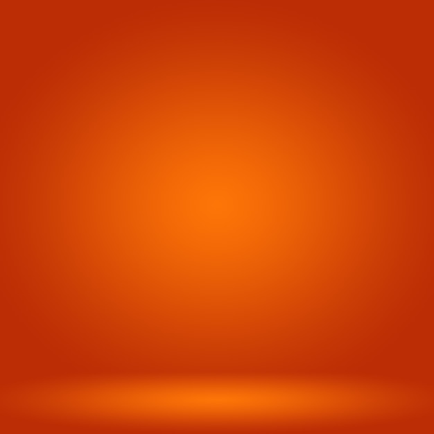 Diseño de diseño de fondo naranja liso abstracto.Informe empresarial de plantilla web de tudioroom con c ...