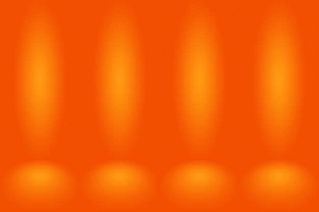 Diseño de diseño de fondo naranja liso abstracto.Informe empresarial de plantilla web de tudioroom ...