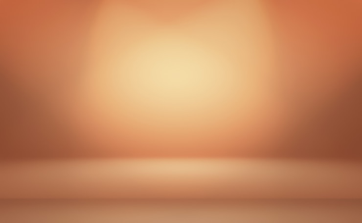 Foto gratuito diseño de diseño de fondo de pared marrón liso abstracto, estudio, habitación, plantilla web, informe comercial con color degradado de círculo suave.