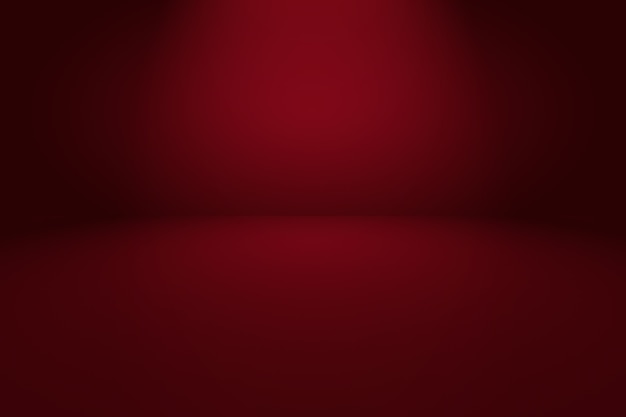 Diseño de diseño de fondo rojo suave de lujo abstracto, estudio, sala. Informe comercial con color degradado de círculo suave.