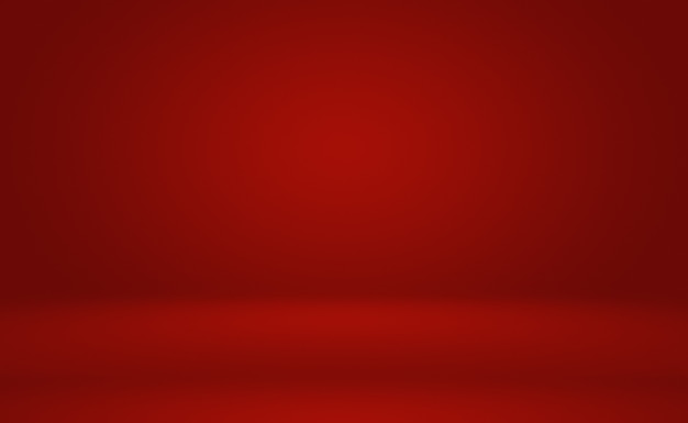 Diseño de diseño de San Valentín de Navidad de fondo rojo suave de lujo abstracto, estudio, habitación, plantilla web, informe comercial con color degradado de círculo suave.