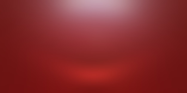 Diseño de diseño de San Valentín de Navidad de fondo rojo suave de lujo abstracto, estudio, habitación, plantilla web, informe comercial con color degradado de círculo suave.