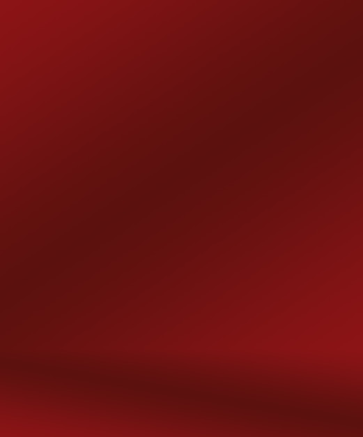 Diseño de diseño de San Valentín de Navidad de fondo rojo suave de lujo abstracto, estudio, habitación, plantilla web, informe comercial con color degradado de círculo suave.