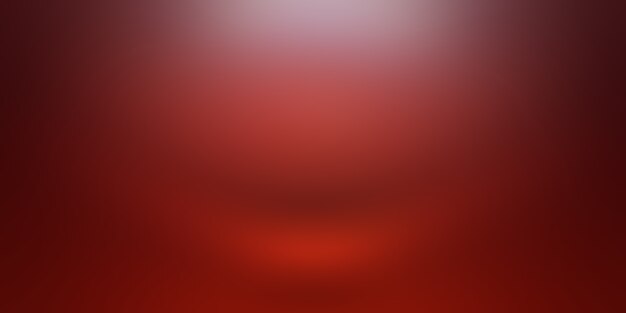 Diseño de diseño de San Valentín de Navidad de fondo rojo suave de lujo abstracto, estudio, habitación, plantilla web, informe comercial con color degradado de círculo suave.
