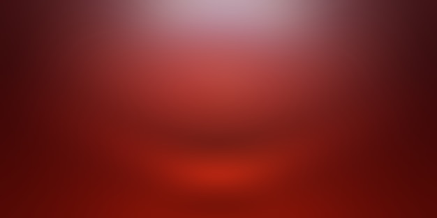 Diseño de diseño de San Valentín de Navidad de fondo rojo suave de lujo abstracto, estudio, habitación, plantilla web, informe comercial con color degradado de círculo suave.