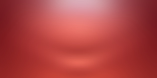 Diseño de diseño de San Valentín de Navidad de fondo rojo suave de lujo abstracto, estudio, habitación, plantilla web, informe comercial con color degradado de círculo suave.