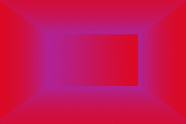 Diseño de diseño de San Valentín de Navidad de fondo rojo suave de lujo abstracto, estudio, habitación, plantilla web, informe comercial con color degradado de círculo suave.