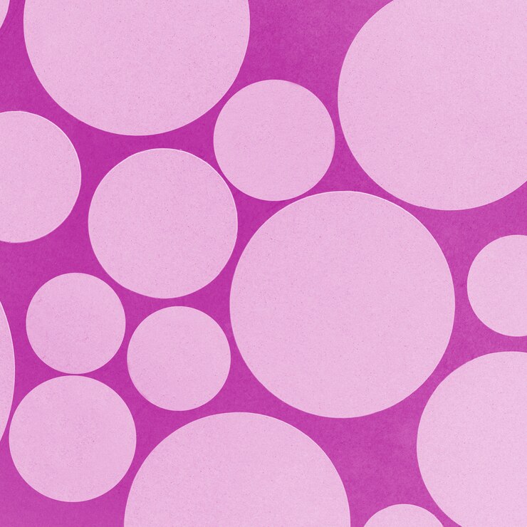 Foto gratuito diseño geométrico abstracto del círculo en fondo rosado