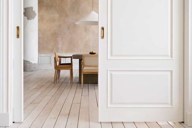 Diseño interior minimalista y espacioso.