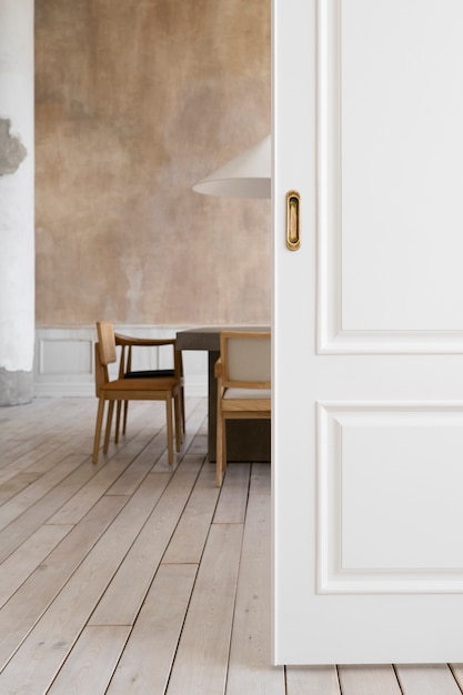 Foto gratuita diseño interior minimalista y espacioso.