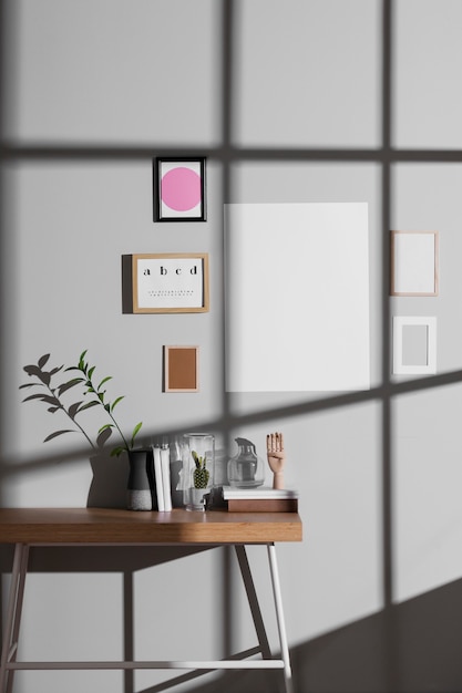 Foto gratuita diseño interior minimalista.