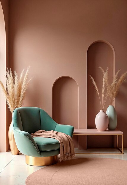 Diseño interior moderno y minimalista