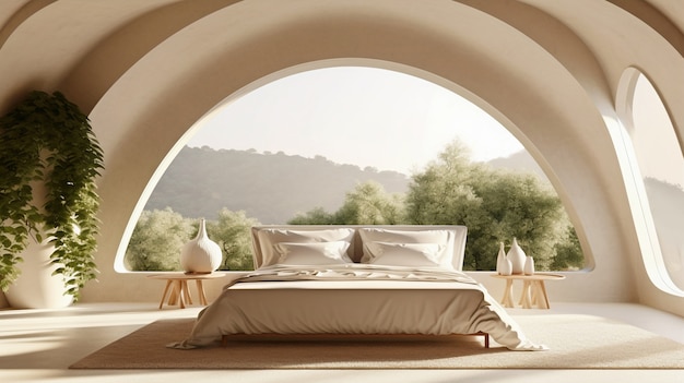 Foto gratuita diseño interior de resort de lujo.
