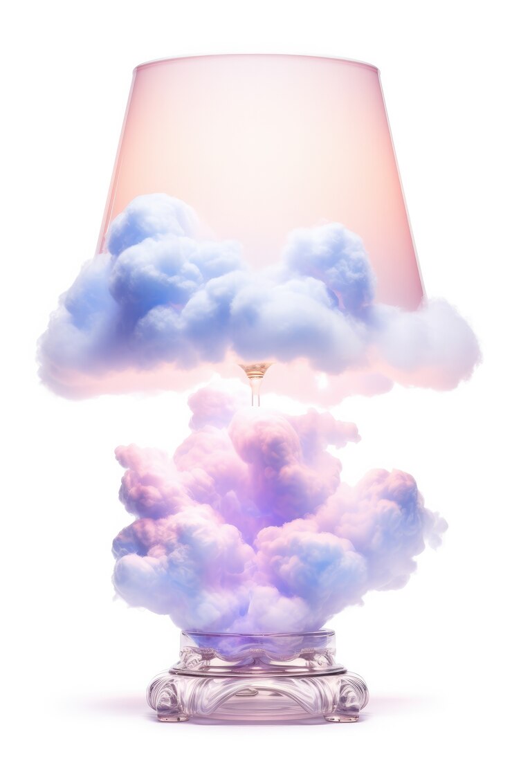 Foto gratuito diseño de lámpara con estilo artístico fantástico