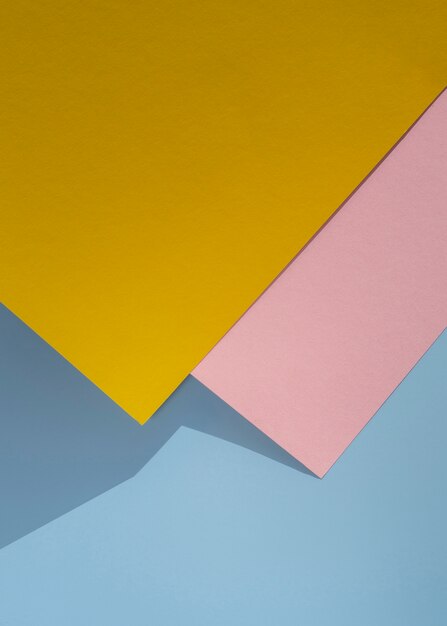 Diseño de papel poligonal plano