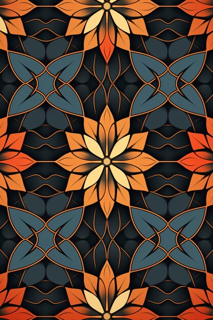 Diseño de patrones abstractos sin costuras