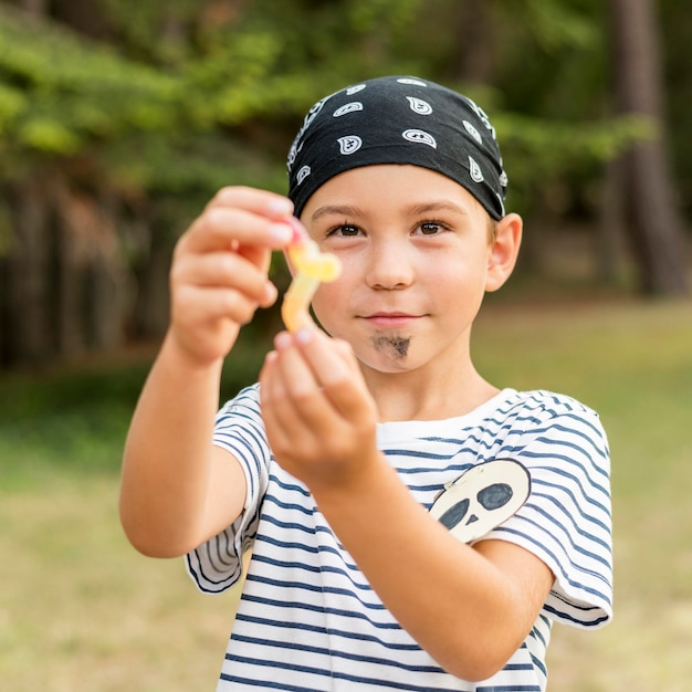 Disfraz de pirata de Halloween para niño