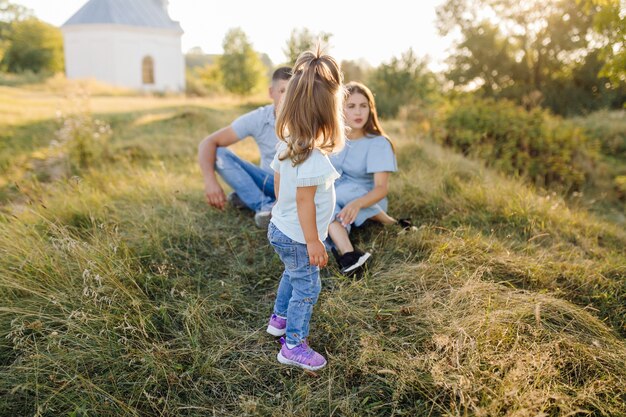 Disfrutando juntos del aire libre