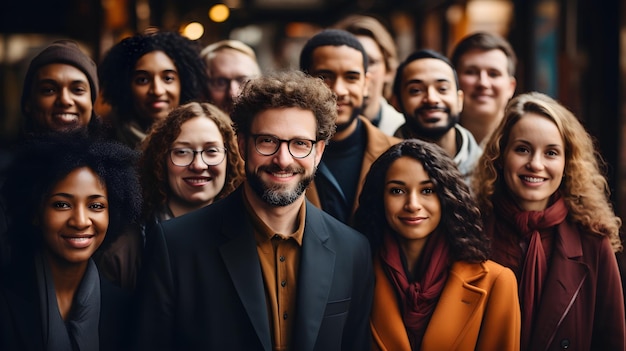 Diversidad, fotografía de trabajadores.