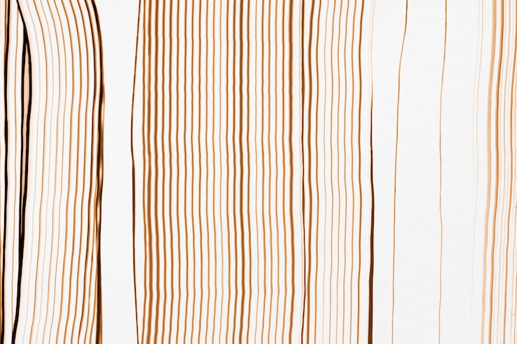 Photo Gratis diy abstract textured background in brown line pattern experimental art