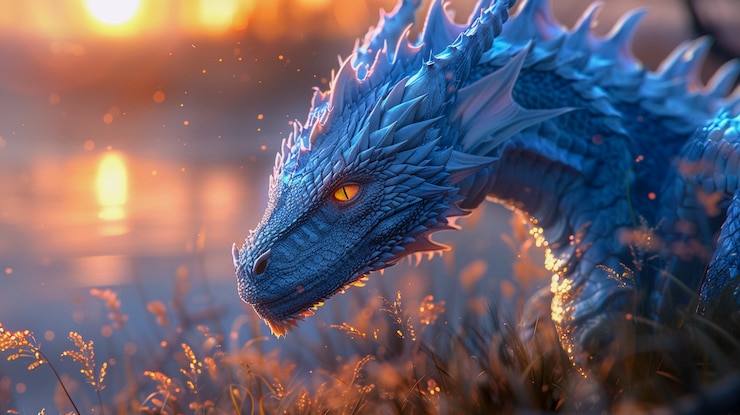 Foto gratuito un dragón muy detallado.