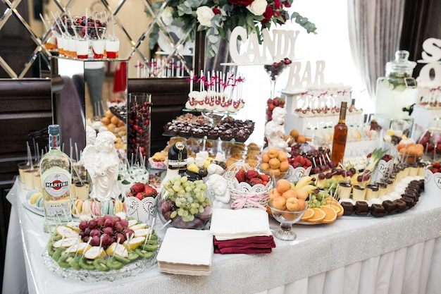 Dulces y postres de boda