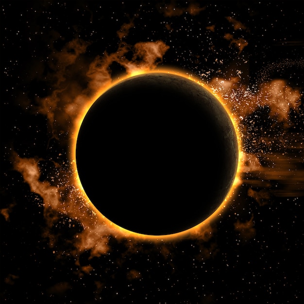 Foto gratuita un eclipse