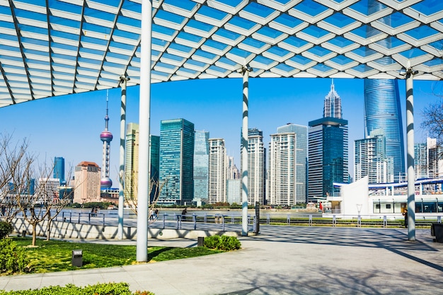 Foto gratuita edificio de la ciudad de shanghai