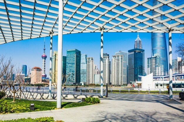 Edificio de la ciudad de Shanghai