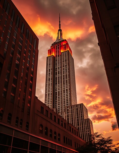 Edificio del Estado del Imperio durante el día