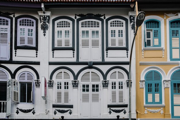 Edificio de estilo colonial en Singapur.