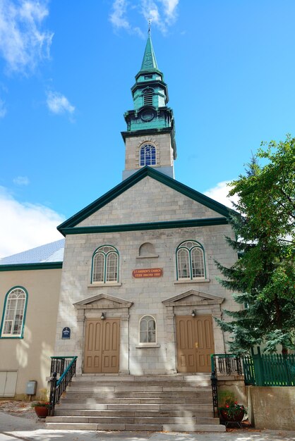 Edificios antiguos en la ciudad de Quebec