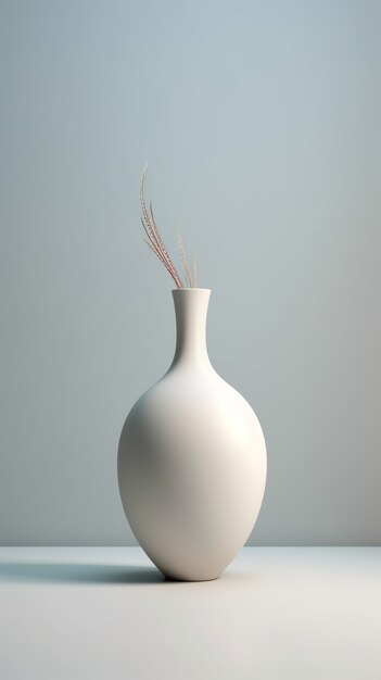 Elegante diseño de jarrón moderno.