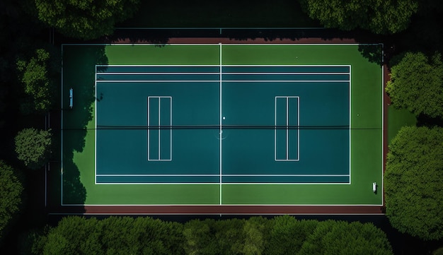 Emoción deportiva en la cancha de césped verde al aire libre IA generativa