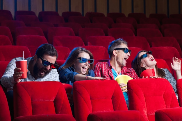 Las emociones de la gente en el cine