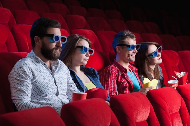 Las emociones de la gente en el cine