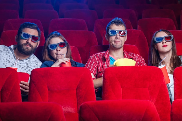 Las emociones de la gente en el cine