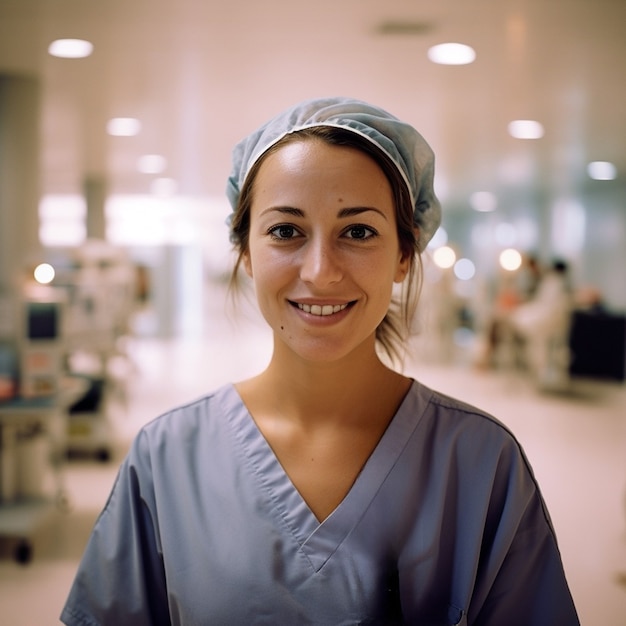 Foto gratuita enfermera de tiro medio en el hospital