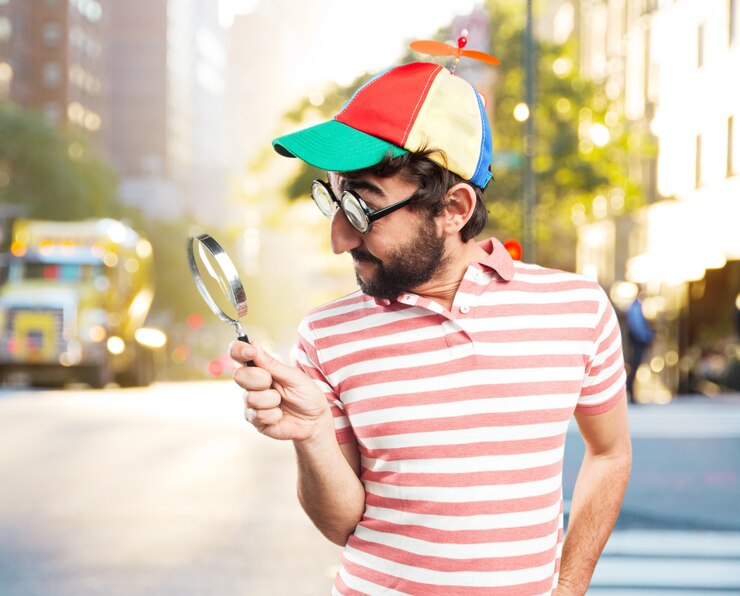 Foto gratuito engañar a hombre loco. la expresión feliz