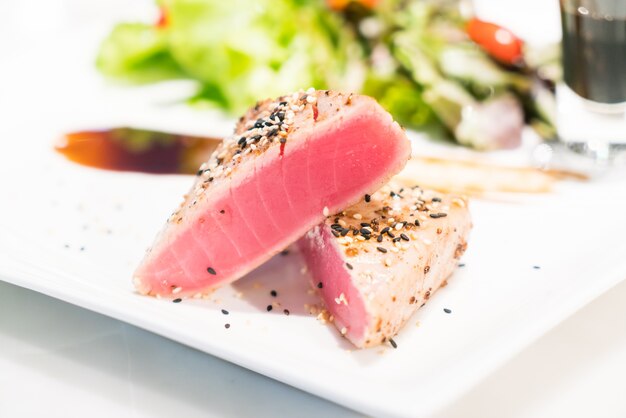 ensalada de comida para peces cereza vegetal