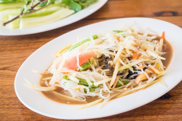 Ensalada de papaya