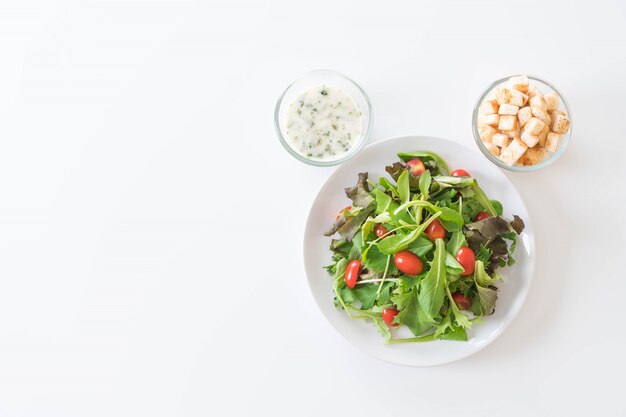 Ensalada de verduras frescas