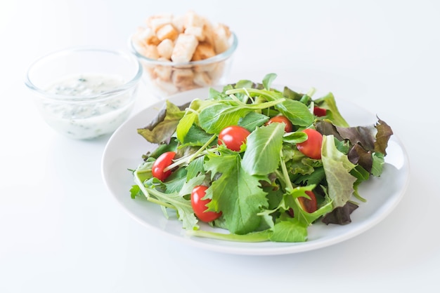 Ensalada de verduras frescas