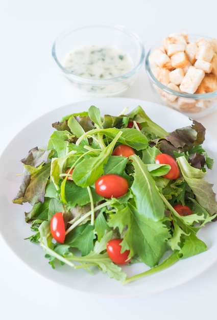 Ensalada de verduras frescas