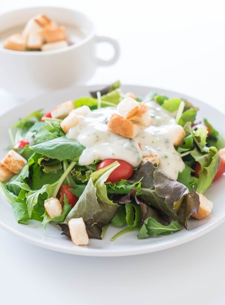 Ensalada de verduras frescas