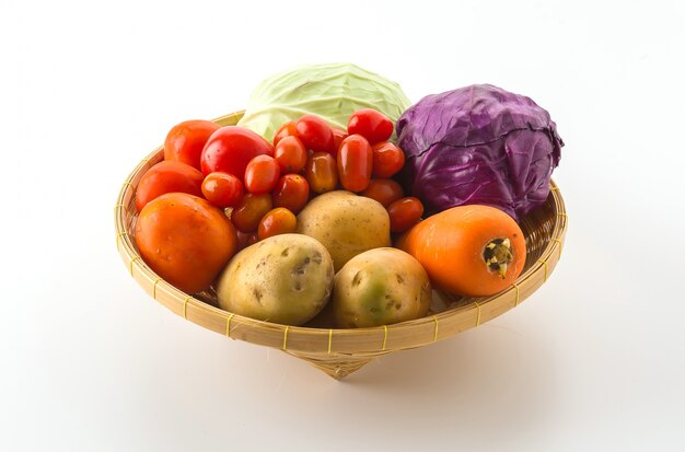 Ensalada de verduras frescas