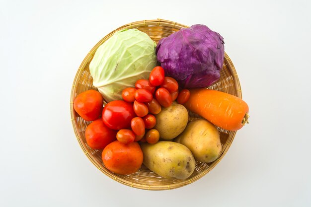 Ensalada de verduras frescas