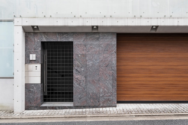 Foto gratuita entrada a la casa de la cultura japonesa