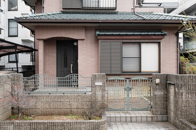 Foto gratuita entrada a la casa cultura japonesa